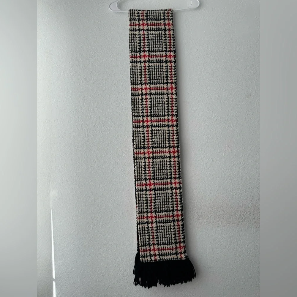 THAT YOUNG LEEDS LOOK Vtg 30’s-60s Houndstooth Wool Jacket Women Coat XS/S Scarf - Picture 16 of 16